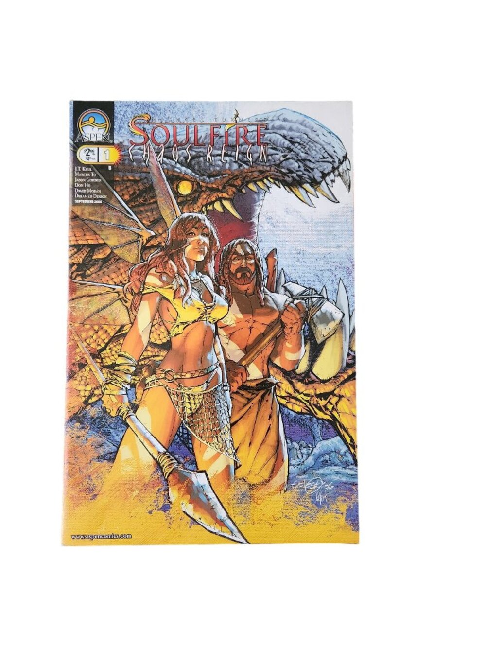 Aspen Soulfire Chaos Reign #1 2006 Comic Book Collector Bagged Boarded